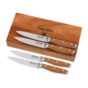 Set de 4 cuțite pentru friptură “The 4 Musketeers” - Steak Champ